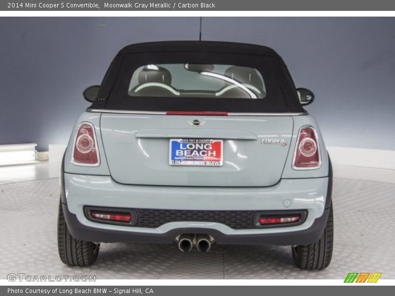 Moonwalk Gray Metallic / Carbon Black 2014 Mini Cooper S Convertible