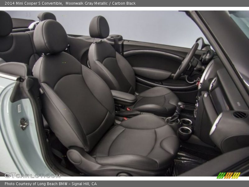 Moonwalk Gray Metallic / Carbon Black 2014 Mini Cooper S Convertible