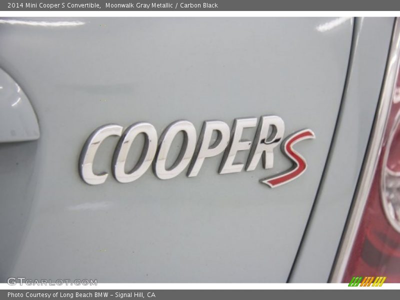 Moonwalk Gray Metallic / Carbon Black 2014 Mini Cooper S Convertible