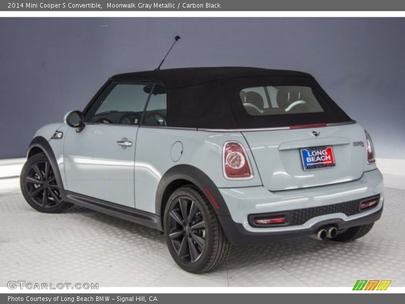 Moonwalk Gray Metallic / Carbon Black 2014 Mini Cooper S Convertible