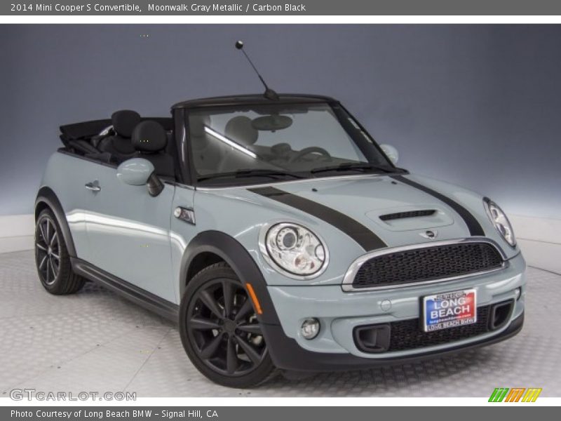Moonwalk Gray Metallic / Carbon Black 2014 Mini Cooper S Convertible