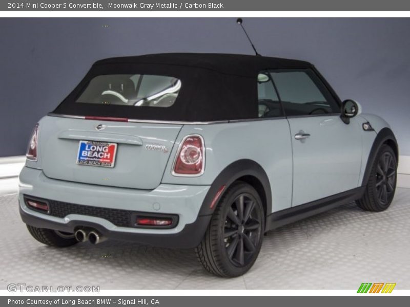 Moonwalk Gray Metallic / Carbon Black 2014 Mini Cooper S Convertible