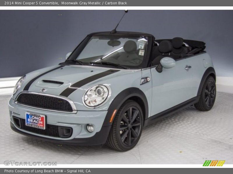 Moonwalk Gray Metallic / Carbon Black 2014 Mini Cooper S Convertible