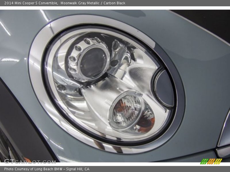 Moonwalk Gray Metallic / Carbon Black 2014 Mini Cooper S Convertible
