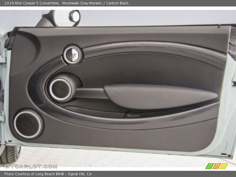 Moonwalk Gray Metallic / Carbon Black 2014 Mini Cooper S Convertible
