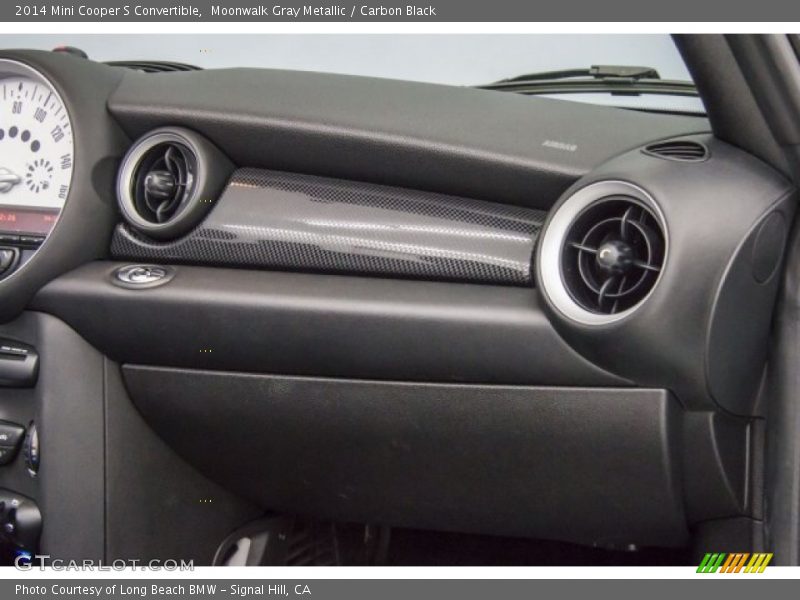 Moonwalk Gray Metallic / Carbon Black 2014 Mini Cooper S Convertible