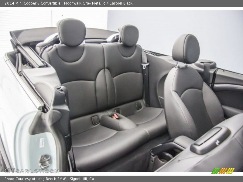 Moonwalk Gray Metallic / Carbon Black 2014 Mini Cooper S Convertible