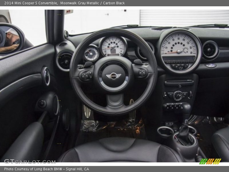 Moonwalk Gray Metallic / Carbon Black 2014 Mini Cooper S Convertible
