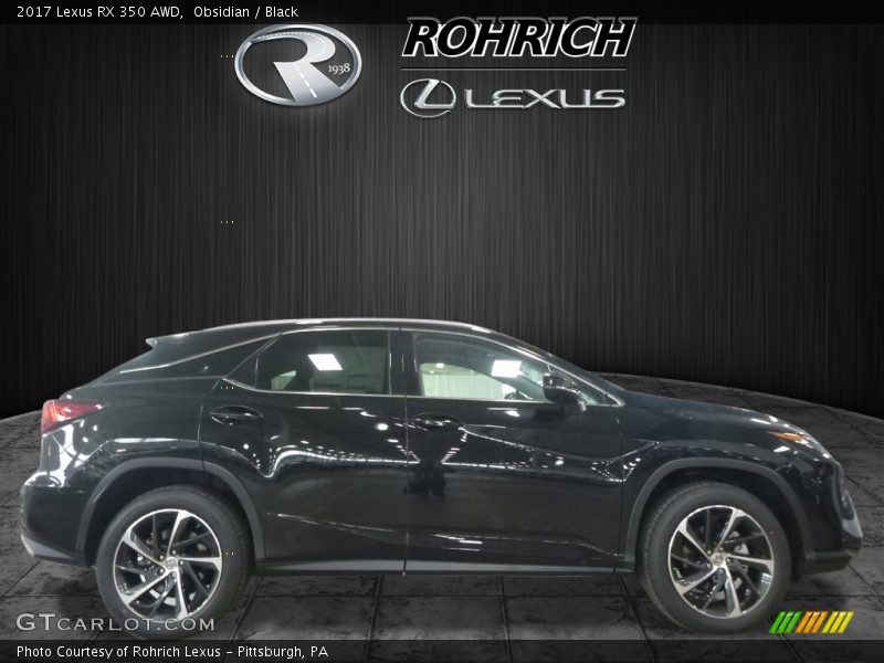 Obsidian / Black 2017 Lexus RX 350 AWD