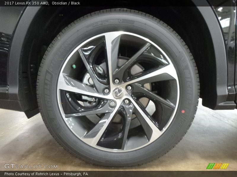 Obsidian / Black 2017 Lexus RX 350 AWD