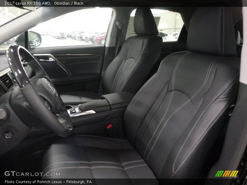 Obsidian / Black 2017 Lexus RX 350 AWD