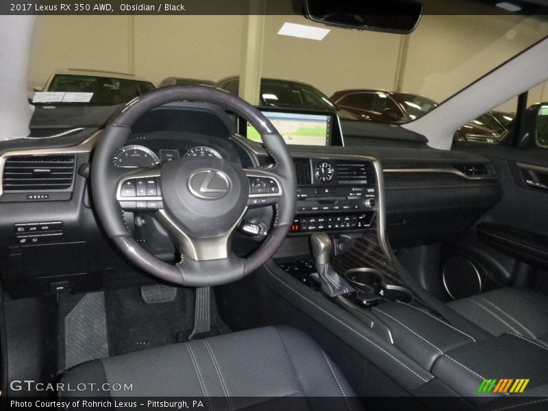 Obsidian / Black 2017 Lexus RX 350 AWD