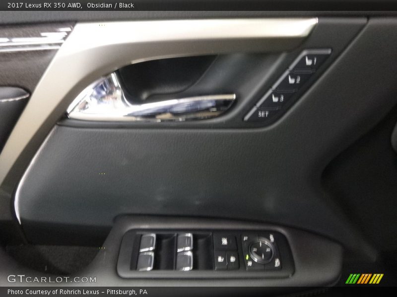 Obsidian / Black 2017 Lexus RX 350 AWD