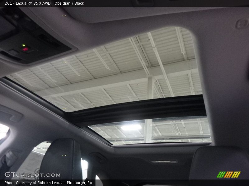 Obsidian / Black 2017 Lexus RX 350 AWD