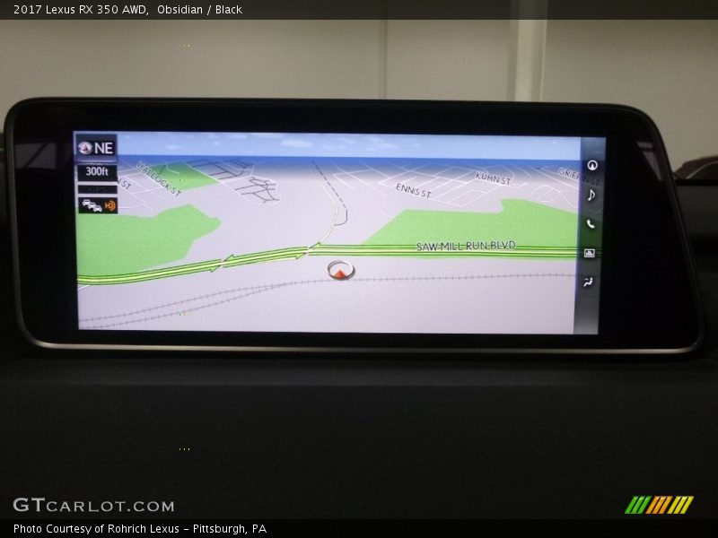 Obsidian / Black 2017 Lexus RX 350 AWD