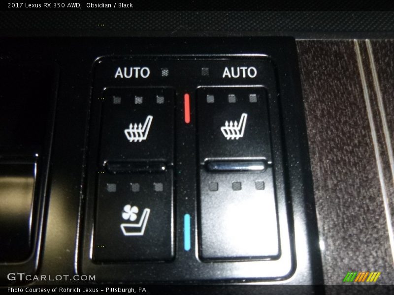 Obsidian / Black 2017 Lexus RX 350 AWD