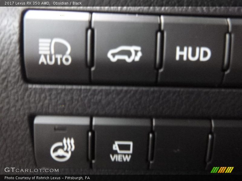 Obsidian / Black 2017 Lexus RX 350 AWD