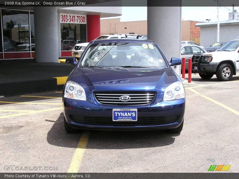 Deep Ocean Blue / Gray 2008 Kia Optima LX
