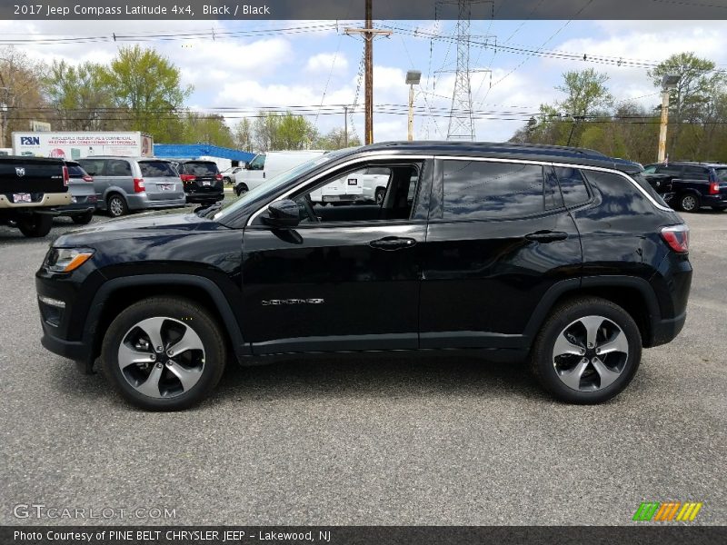 Black / Black 2017 Jeep Compass Latitude 4x4