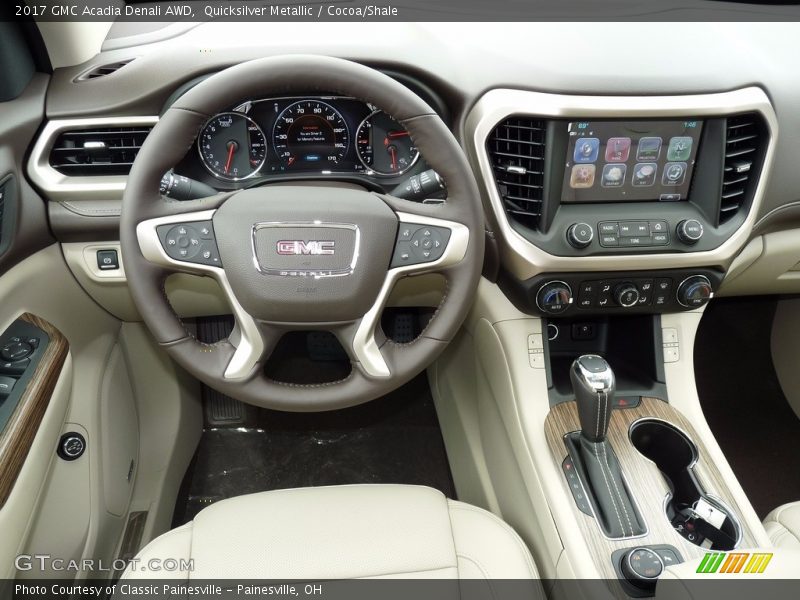 Quicksilver Metallic / Cocoa/Shale 2017 GMC Acadia Denali AWD