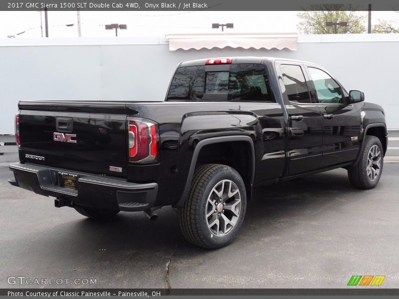 Onyx Black / Jet Black 2017 GMC Sierra 1500 SLT Double Cab 4WD