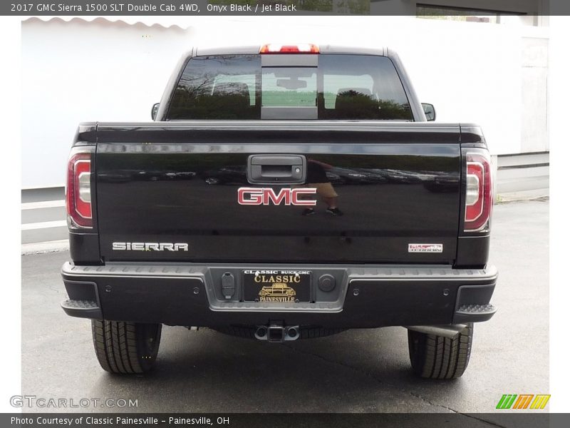 Onyx Black / Jet Black 2017 GMC Sierra 1500 SLT Double Cab 4WD