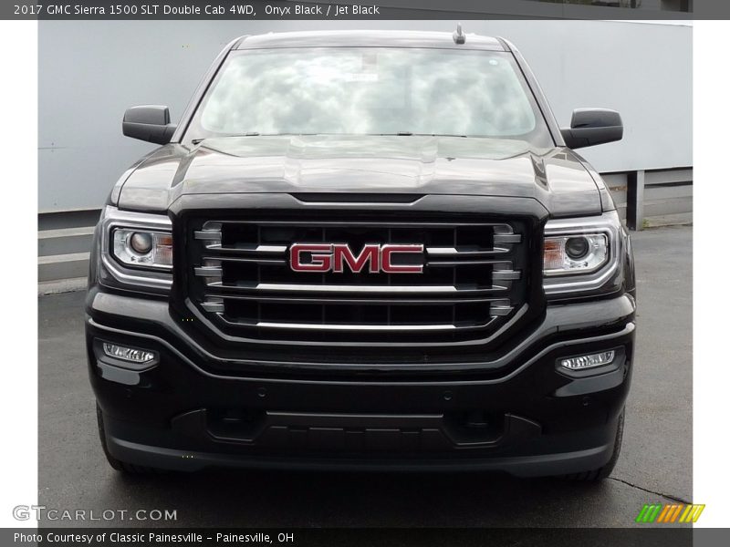 Onyx Black / Jet Black 2017 GMC Sierra 1500 SLT Double Cab 4WD