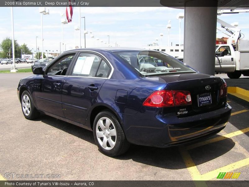 Deep Ocean Blue / Gray 2008 Kia Optima LX