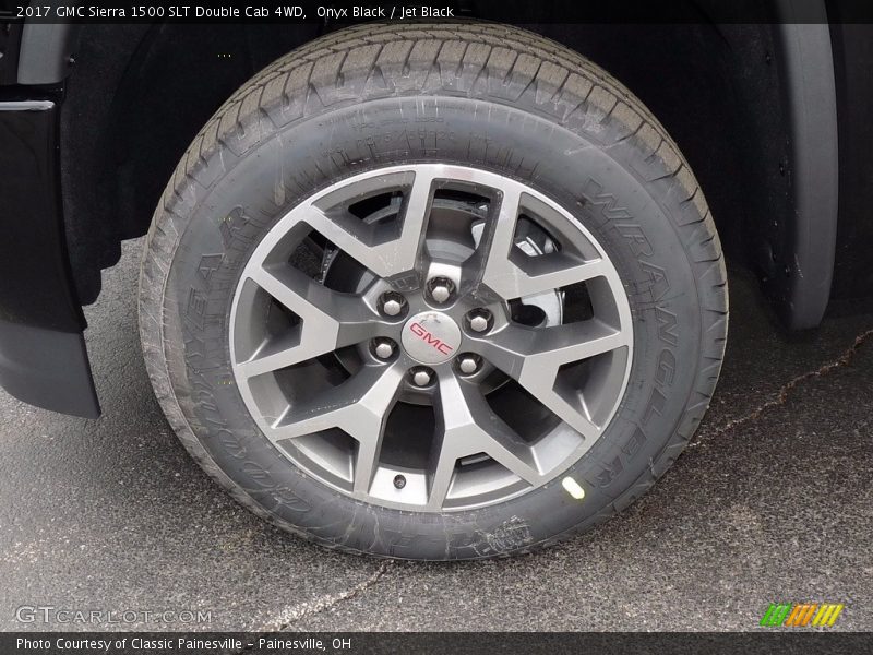 Onyx Black / Jet Black 2017 GMC Sierra 1500 SLT Double Cab 4WD