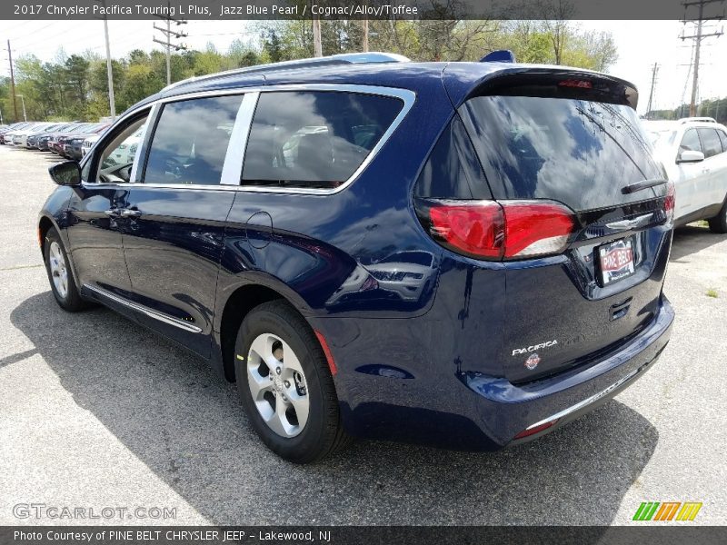 Jazz Blue Pearl / Cognac/Alloy/Toffee 2017 Chrysler Pacifica Touring L Plus
