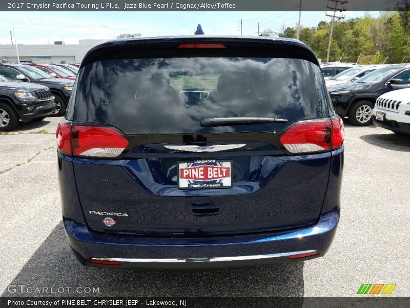 Jazz Blue Pearl / Cognac/Alloy/Toffee 2017 Chrysler Pacifica Touring L Plus