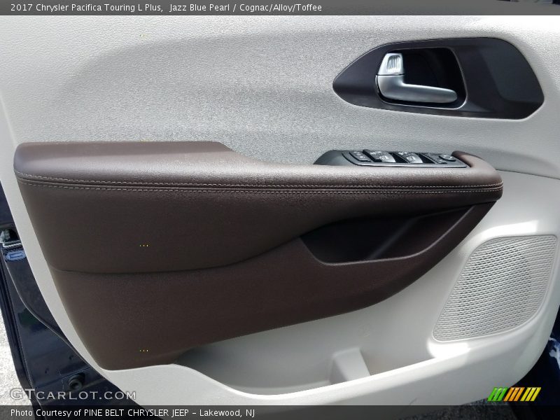 Jazz Blue Pearl / Cognac/Alloy/Toffee 2017 Chrysler Pacifica Touring L Plus