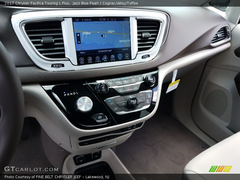 Jazz Blue Pearl / Cognac/Alloy/Toffee 2017 Chrysler Pacifica Touring L Plus