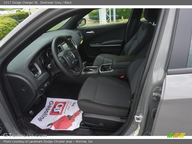 Destroyer Grey / Black 2017 Dodge Charger SE