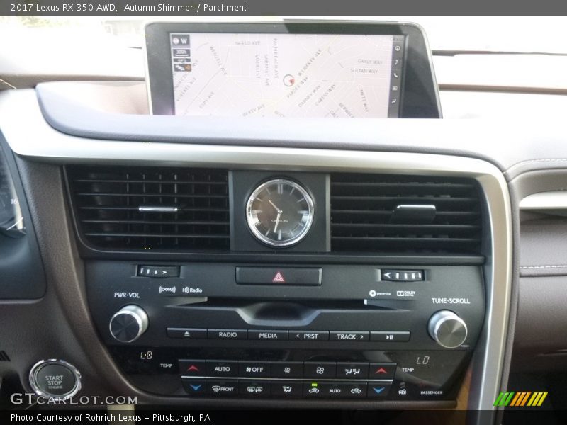 Autumn Shimmer / Parchment 2017 Lexus RX 350 AWD