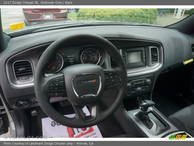 Destroyer Grey / Black 2017 Dodge Charger SE