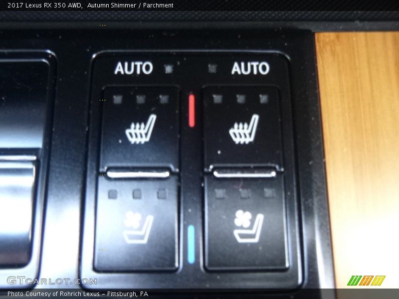 Autumn Shimmer / Parchment 2017 Lexus RX 350 AWD
