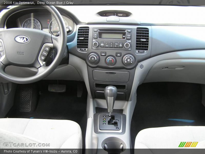 Deep Ocean Blue / Gray 2008 Kia Optima LX