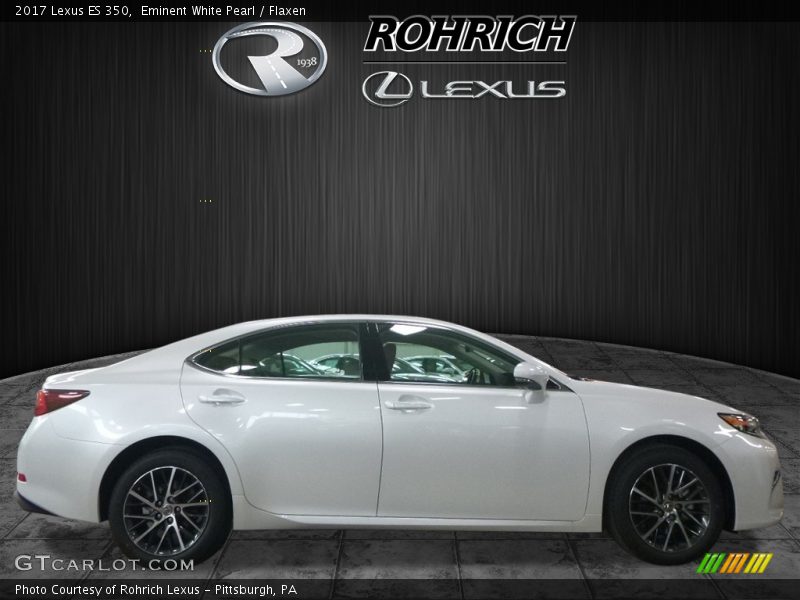 Eminent White Pearl / Flaxen 2017 Lexus ES 350