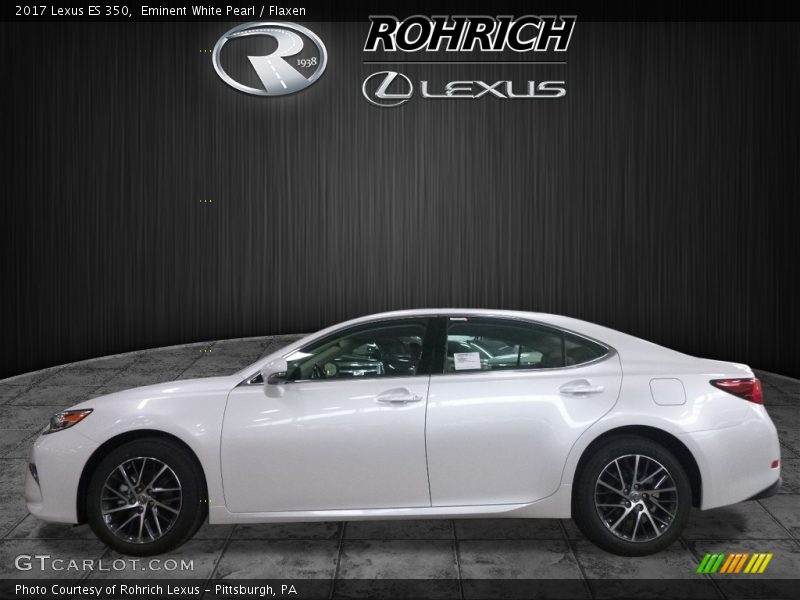 Eminent White Pearl / Flaxen 2017 Lexus ES 350