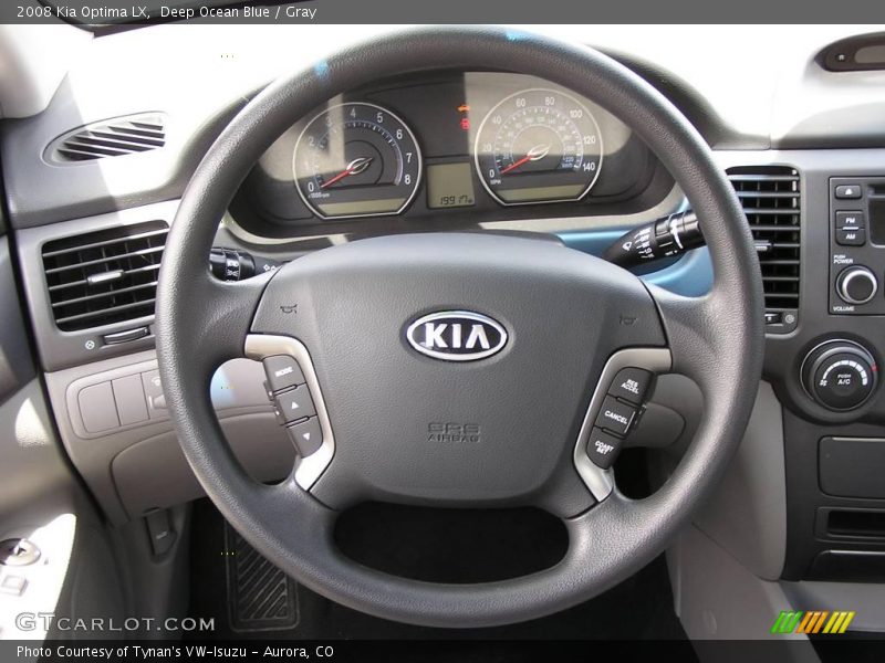 Deep Ocean Blue / Gray 2008 Kia Optima LX