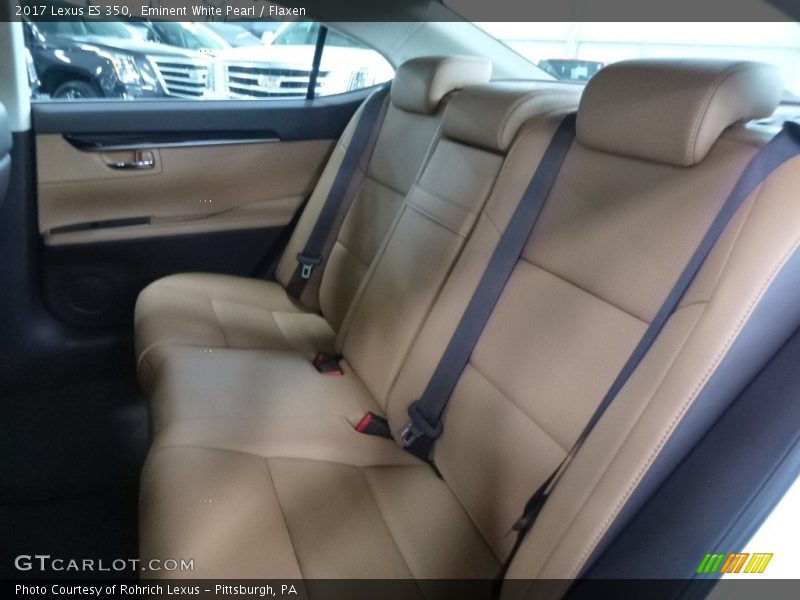 Eminent White Pearl / Flaxen 2017 Lexus ES 350