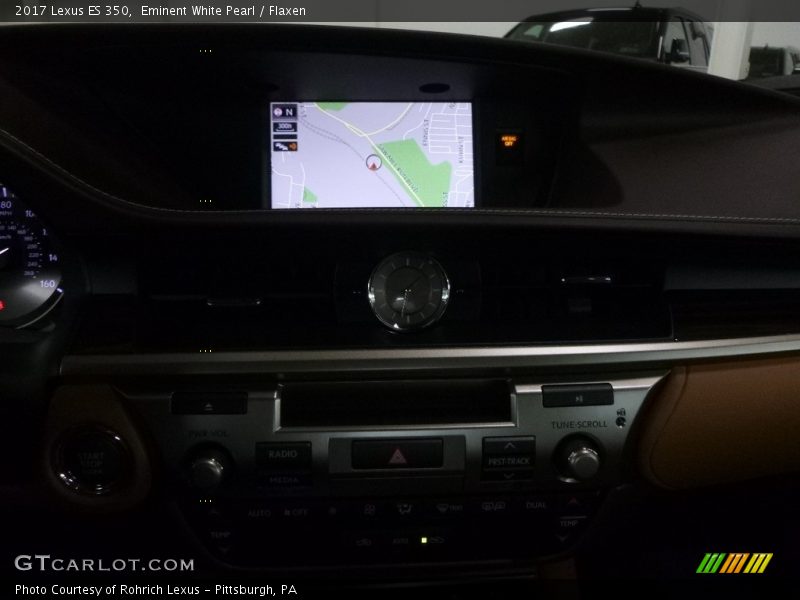 Eminent White Pearl / Flaxen 2017 Lexus ES 350