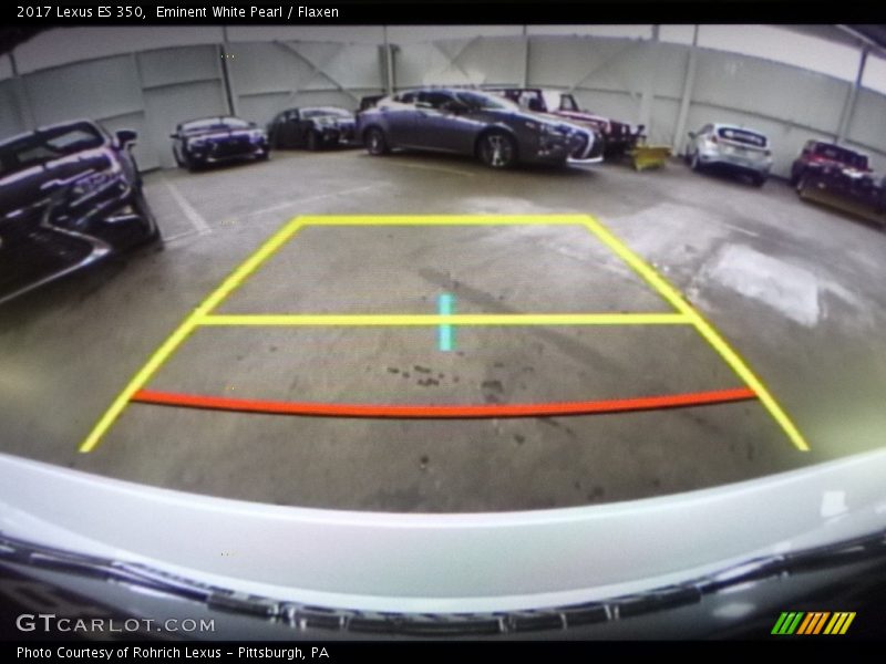 Eminent White Pearl / Flaxen 2017 Lexus ES 350