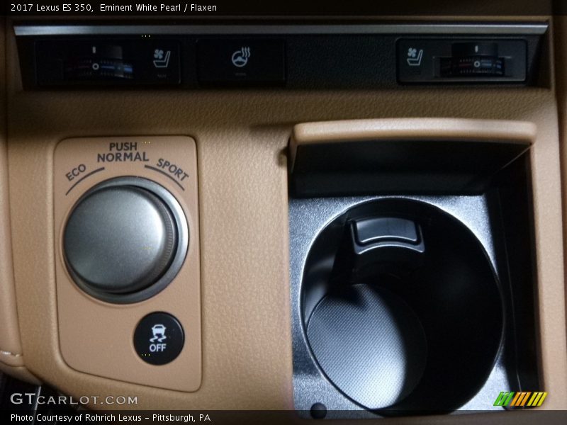 Eminent White Pearl / Flaxen 2017 Lexus ES 350