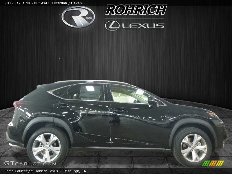 Obsidian / Flaxen 2017 Lexus NX 200t AWD
