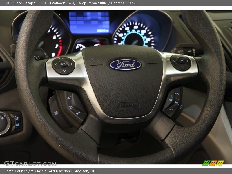 Deep Impact Blue / Charcoal Black 2014 Ford Escape SE 1.6L EcoBoost 4WD