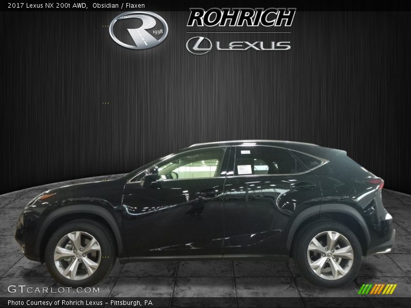 Obsidian / Flaxen 2017 Lexus NX 200t AWD