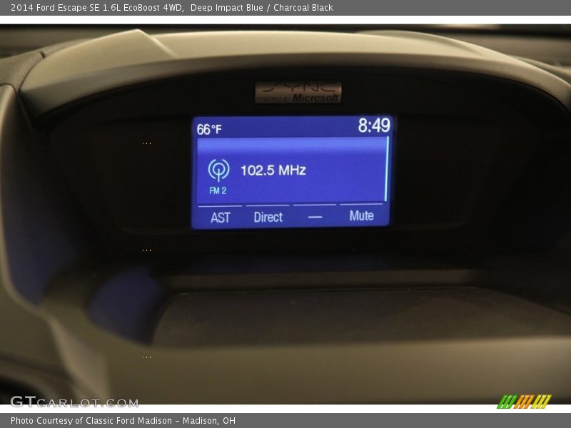 Deep Impact Blue / Charcoal Black 2014 Ford Escape SE 1.6L EcoBoost 4WD