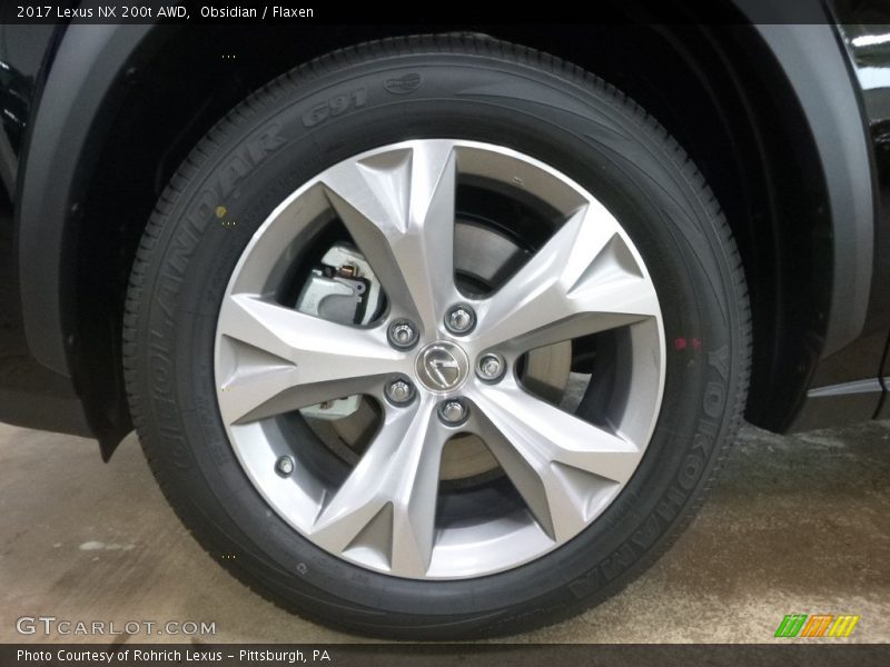Obsidian / Flaxen 2017 Lexus NX 200t AWD